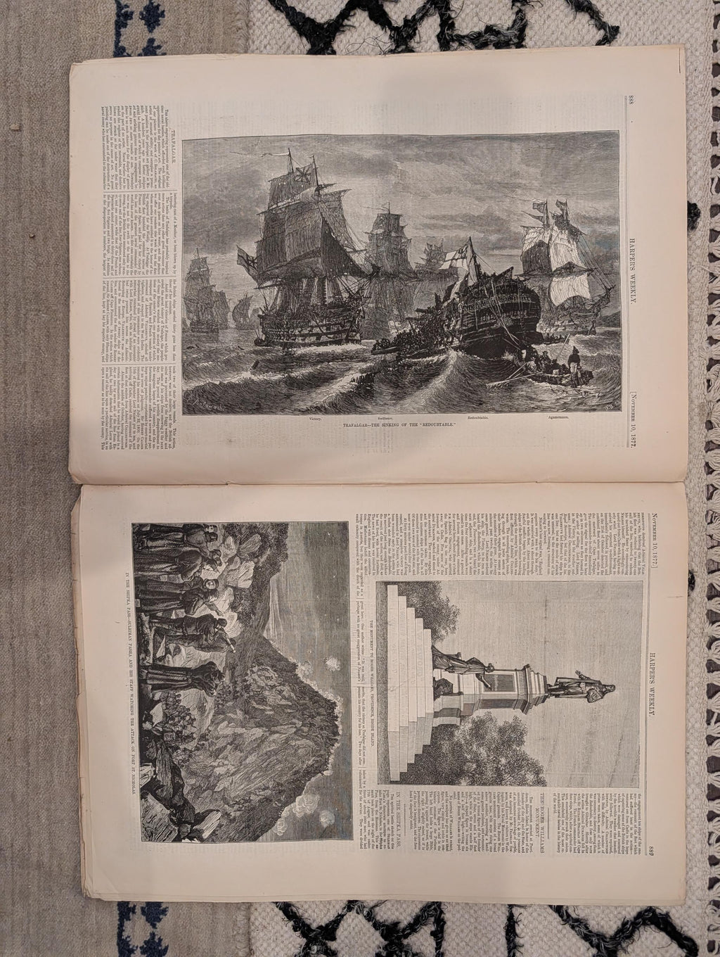 1877 New Jersey Cranberry Bog, Trafalgar Redoutable, Nast — Nov 10