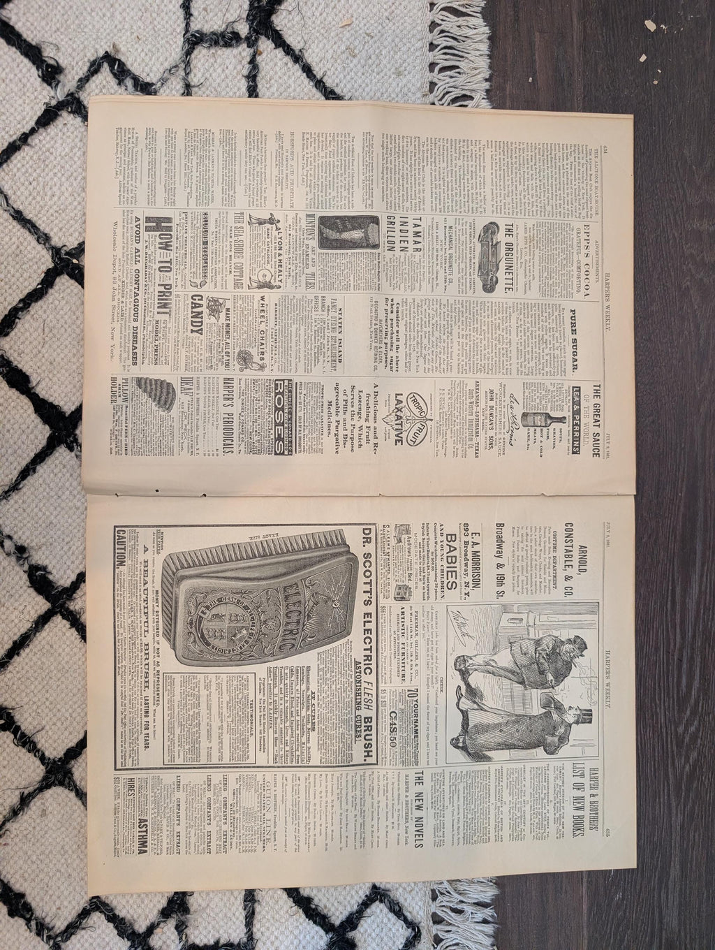 1881 Nast, Pittsburgh Flood, Quebec Fire, Electric Railway, Roman Villa Malta — Jul 2