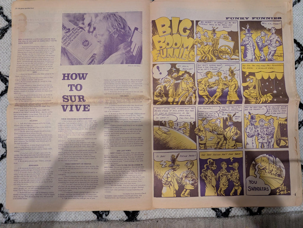 The Great Speckled Bird | January 11, 1971 | Underground Newspaper | Black Panther Trial, Nixon, CIA & Dope, Hampton Grease Band
