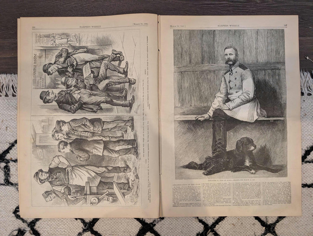 1881 Czar Alexander II Assassinated, Garfield Cabinet, Glasgow Cathedral — Mar 26