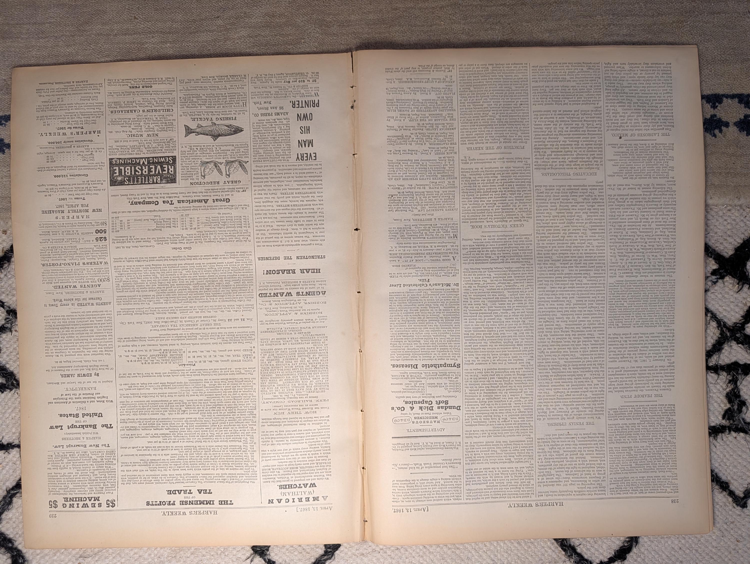 1867 Black Soldier Votes — Nast "We Accept the Situation," Peabody Fund — Apr 13