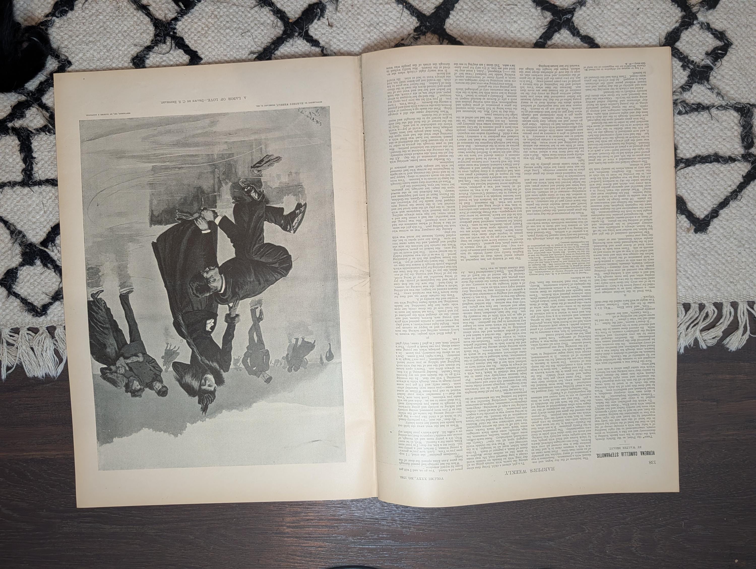 1891 Gen. Sherman Dies — "Marching Through Georgia" Centerfold, Rutgers — Feb 21