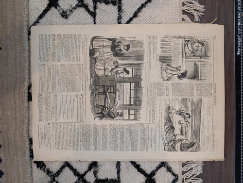 1857 SS Adriatic Harper's Weekly September 26 Central America Shipwreck