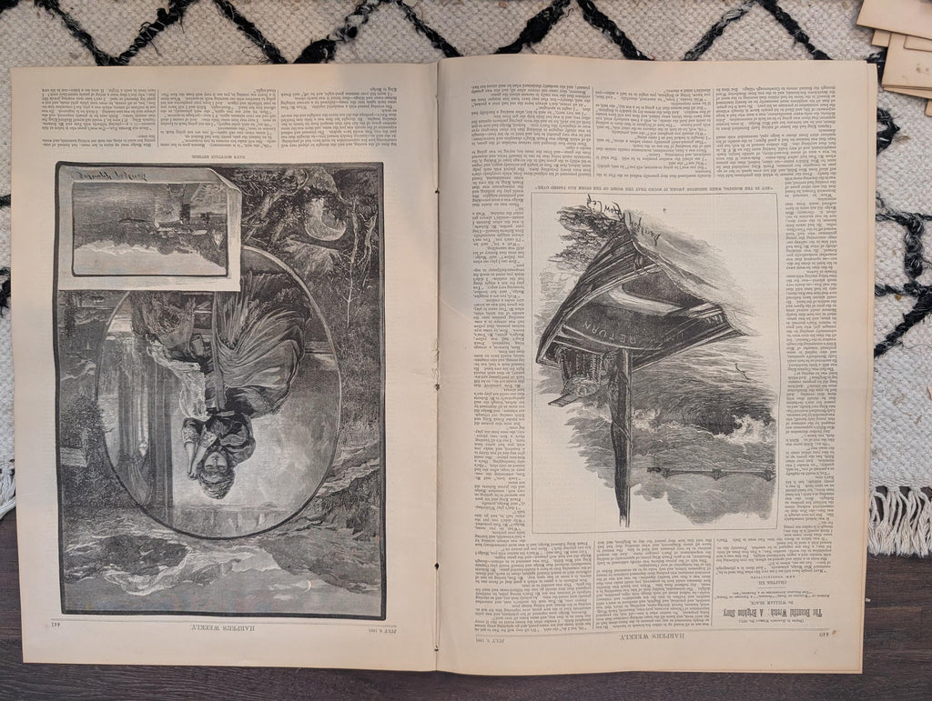 1881 Coney Island Pigeon Shooting, Yacht Racing, Nast "Pound Him" — Jul 9