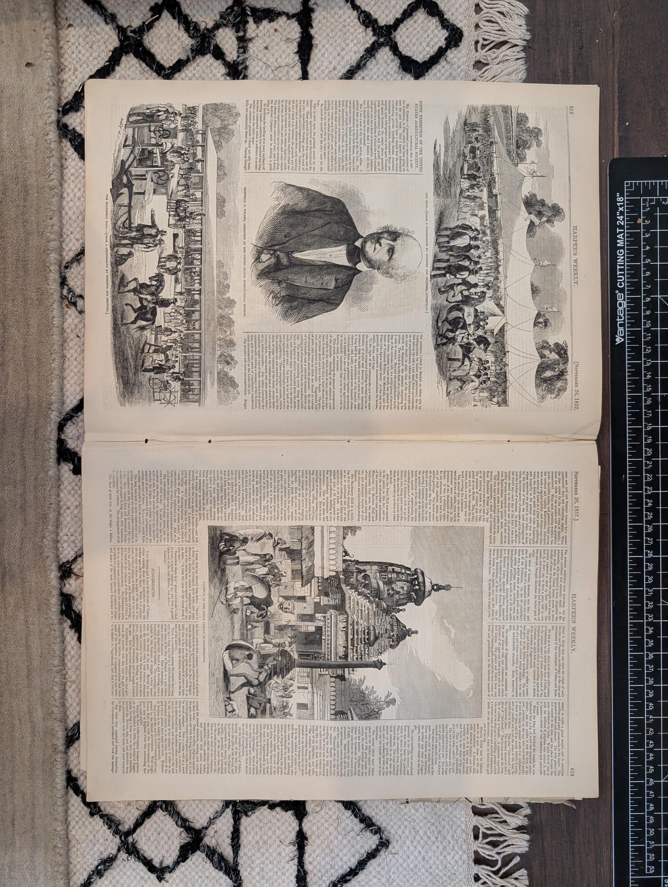 1857 SS Adriatic Harper's Weekly September 26 Central America Shipwreck