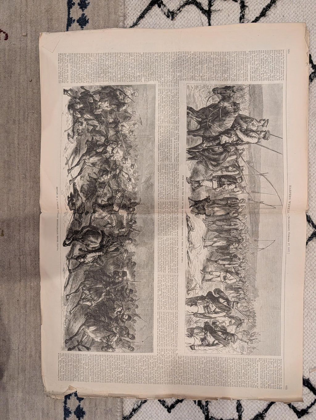1877 Custer Funeral West Point, Bulgarian Village, Nast — Oct 27