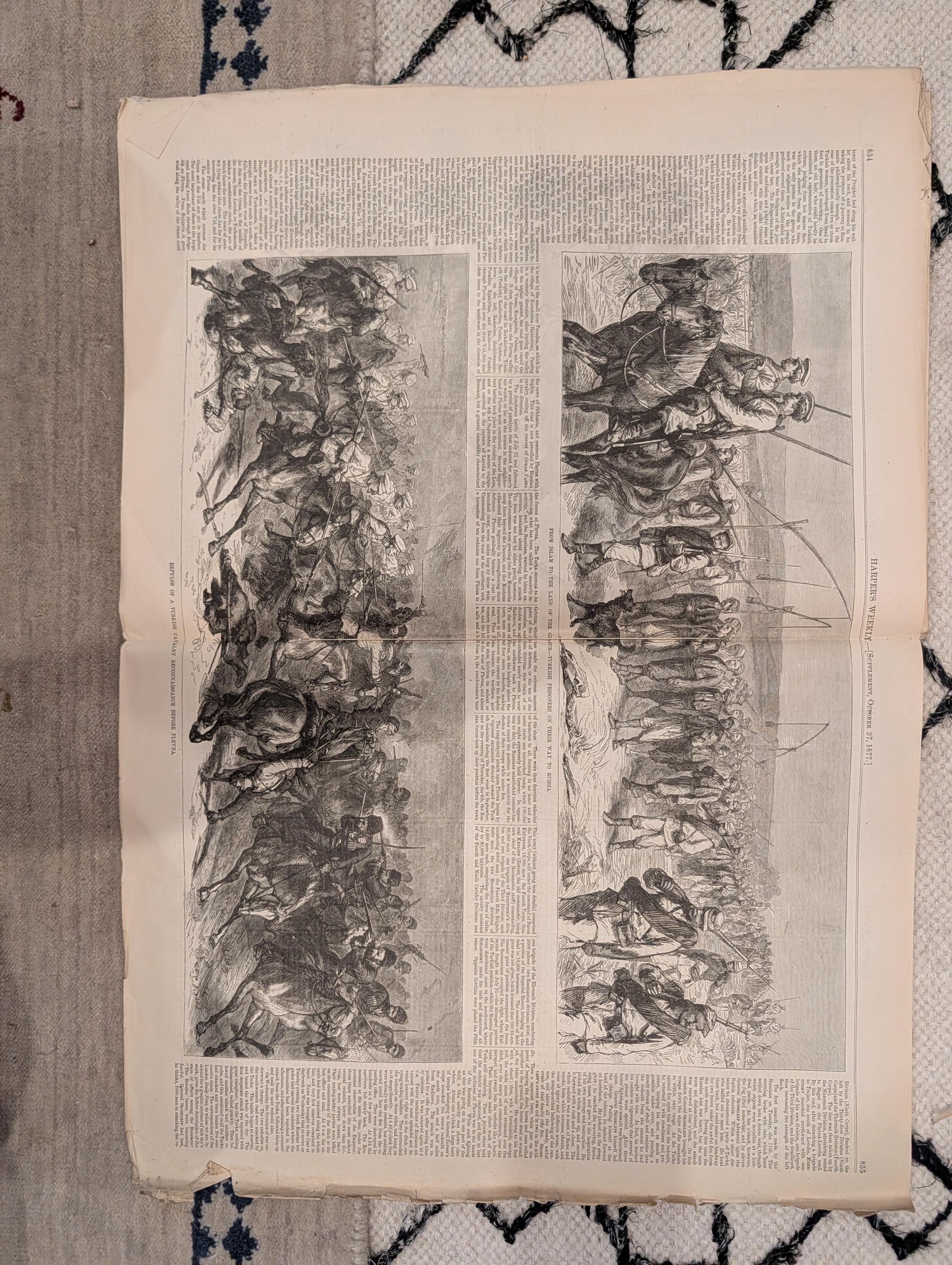 1877 Custer Funeral West Point, Bulgarian Village, Nast — Oct 27
