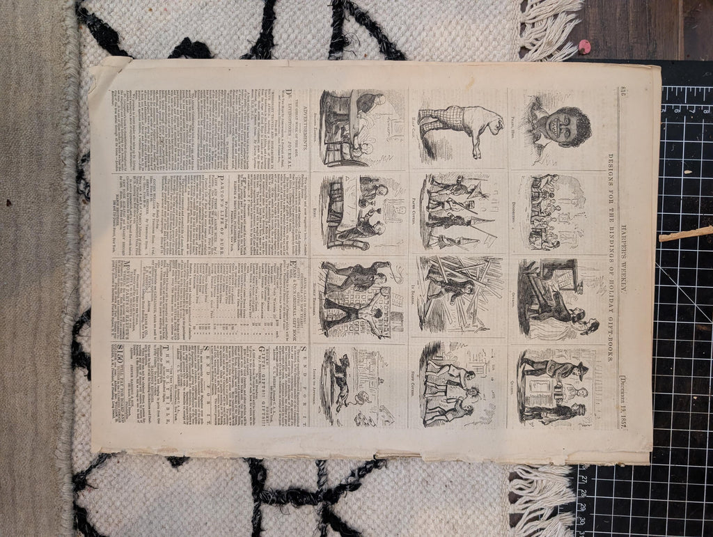 1857 Sir Henry Havelock Harper's Weekly December 19 Broadway Delhi Dogs