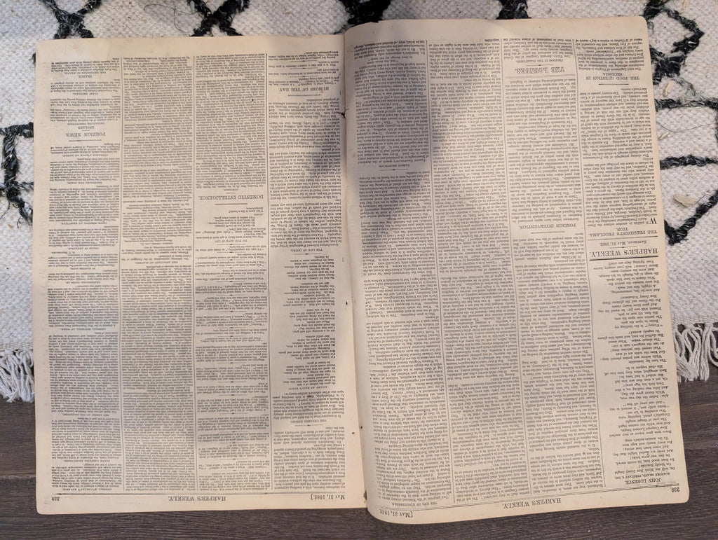Harper’s Weekly – May 31, 1862 – Balloon View of Fort Darling • Richmond Panoramic Centerfold • Naval Battles on the Mississippi