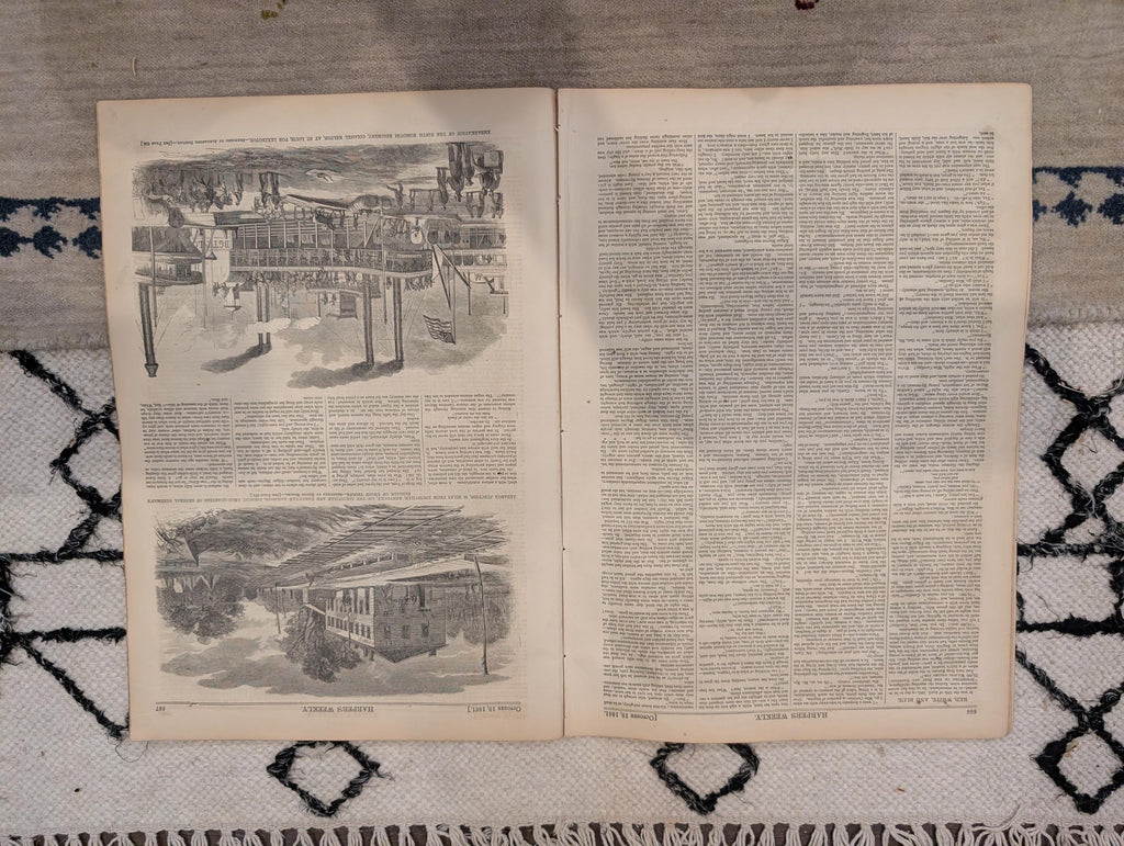 1861 War Map of Kentucky Harper's Weekly Oct 19 Ironclad Sherman Louisville