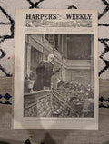 Harper’s Weekly – February 19, 1887, Original • Bismarck Front Page • Frederic Remington Plate • Railroad Disaster • Winter Canad