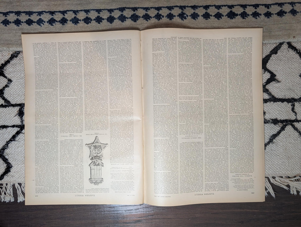 1891 Melbourne Australia 8 Views, Central Park Centerfold, Columbian Expo May 2