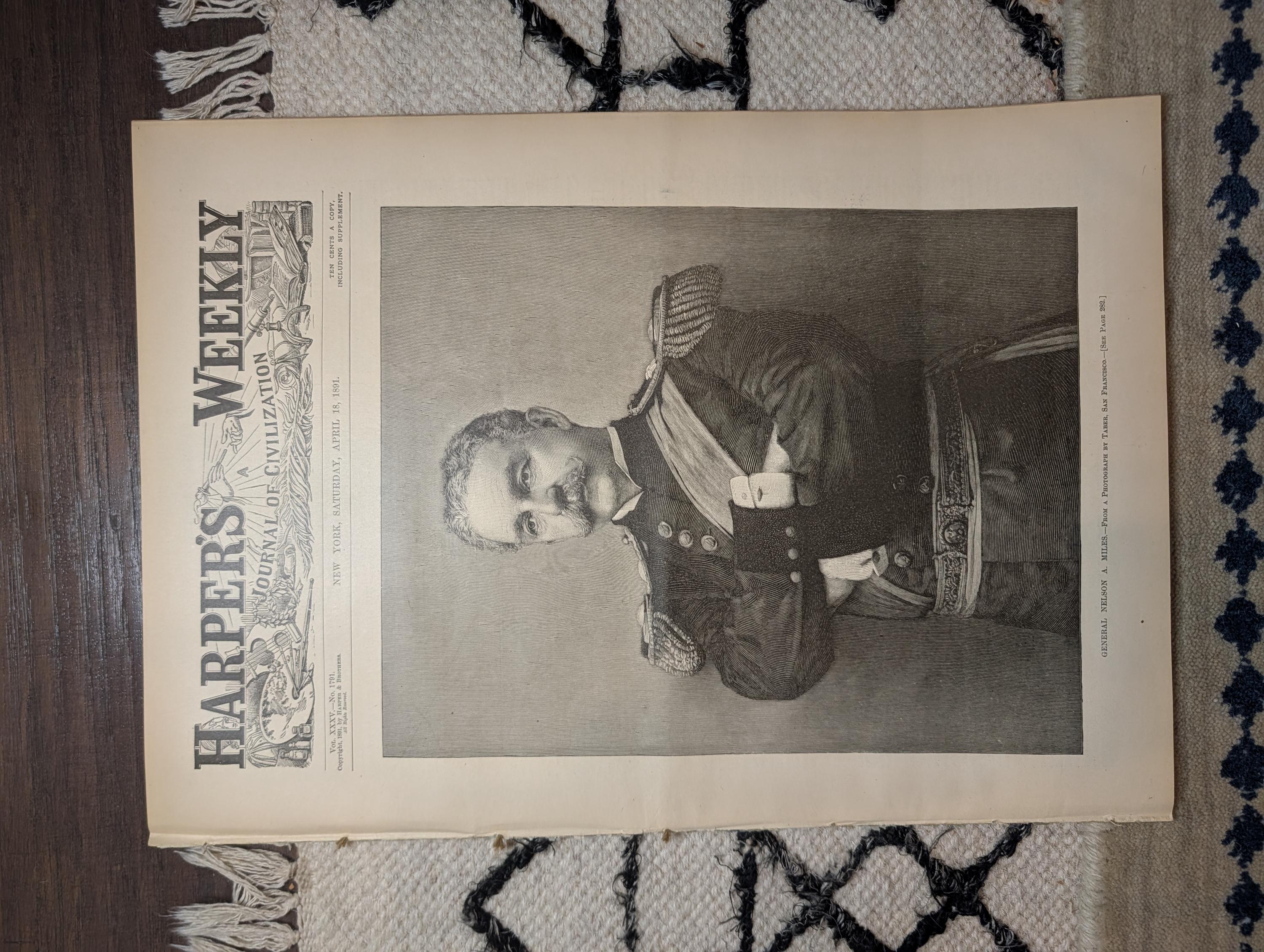 1891 P.T. Barnum Obituary, Columbian Exposition Bird's-Eye View — Apr 18