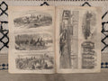 1861 Sherman's Entry Columbia Harper's Weekly April 01 Burning of Columbia