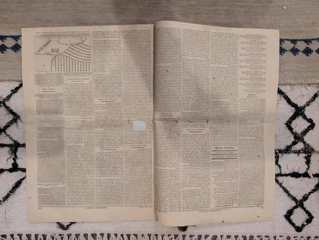 1865 Lincoln Assassination Harper's Weekly April 29 John Wilkes Booth