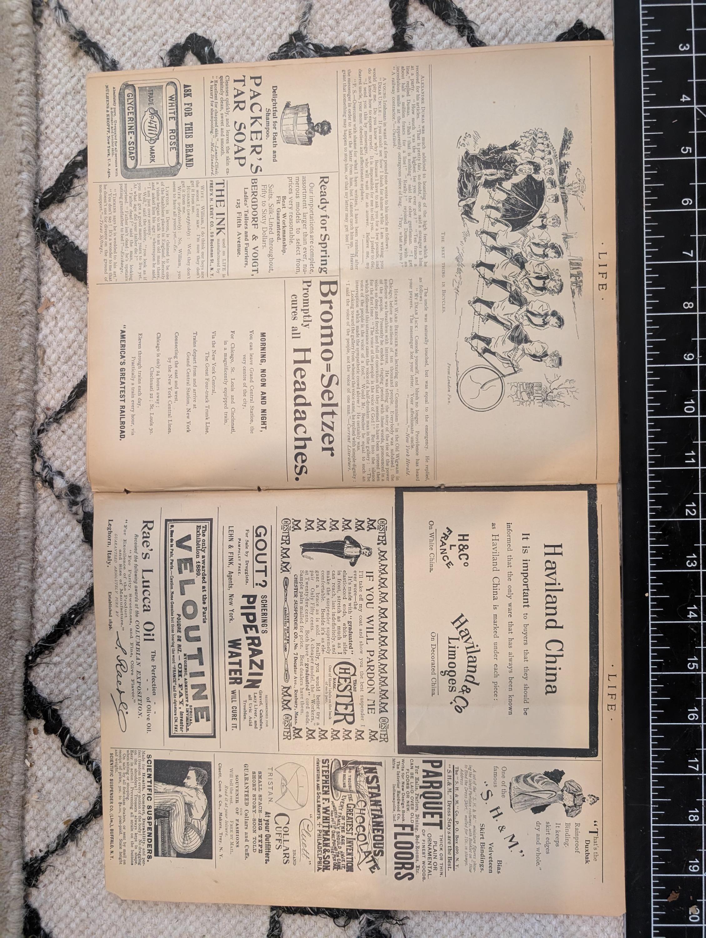 1895 LIFE Magazine — Lillie Langtry, Golf, Bloomers, Tammany Hall — March 21