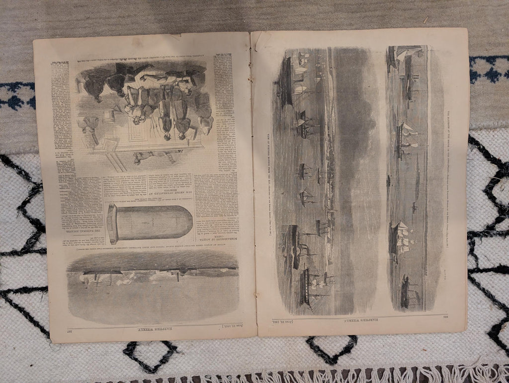 1861 Indiana Volunteers Harper's Weekly June 22 National Zouaves Sandy Hook