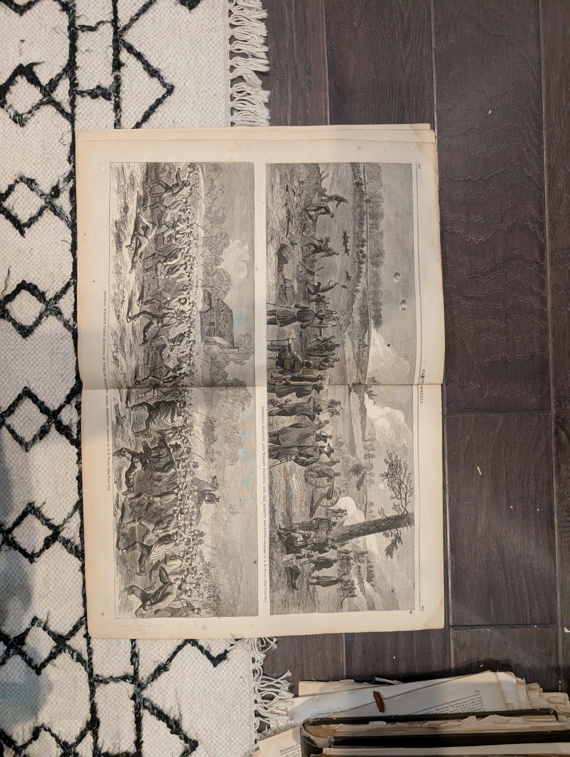 Harper's Weekly 1864 William T. Sherman June 04 Dug Gap Georgia