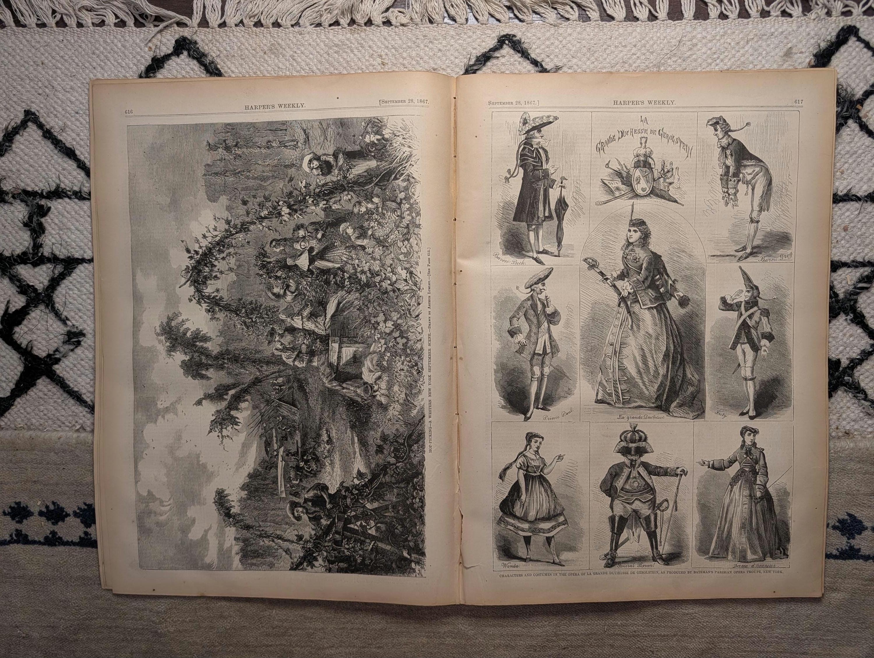 1867 Horace Greeley Oration, Hop Picking NY, Black Voter Registration NC — Sep 28