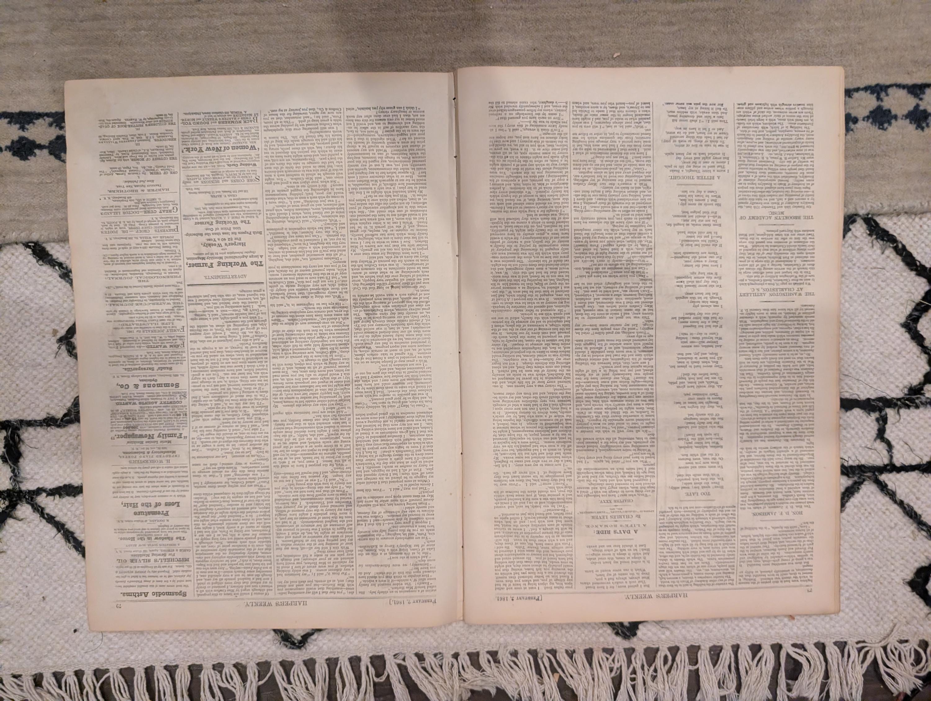 1861 Winslow Homer Jefferson Davis Harper's Weekly Feb 02 Secessionist Dream