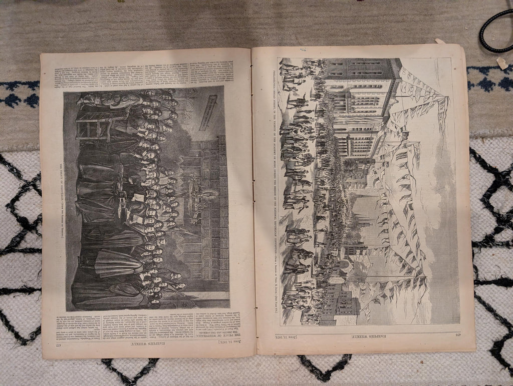 1872 Republican Convention Philadelphia Harper's Weekly June 15 Broad St Nast