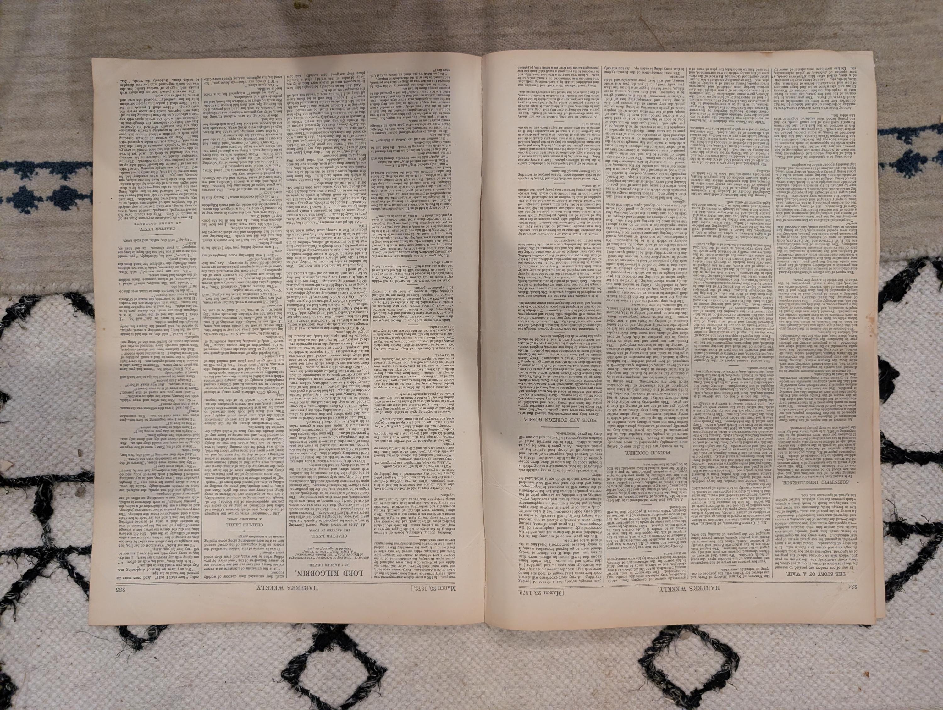 1872 Wagga-Wagga Tichborne Case Harper's Weekly March 23 Thomas Nast