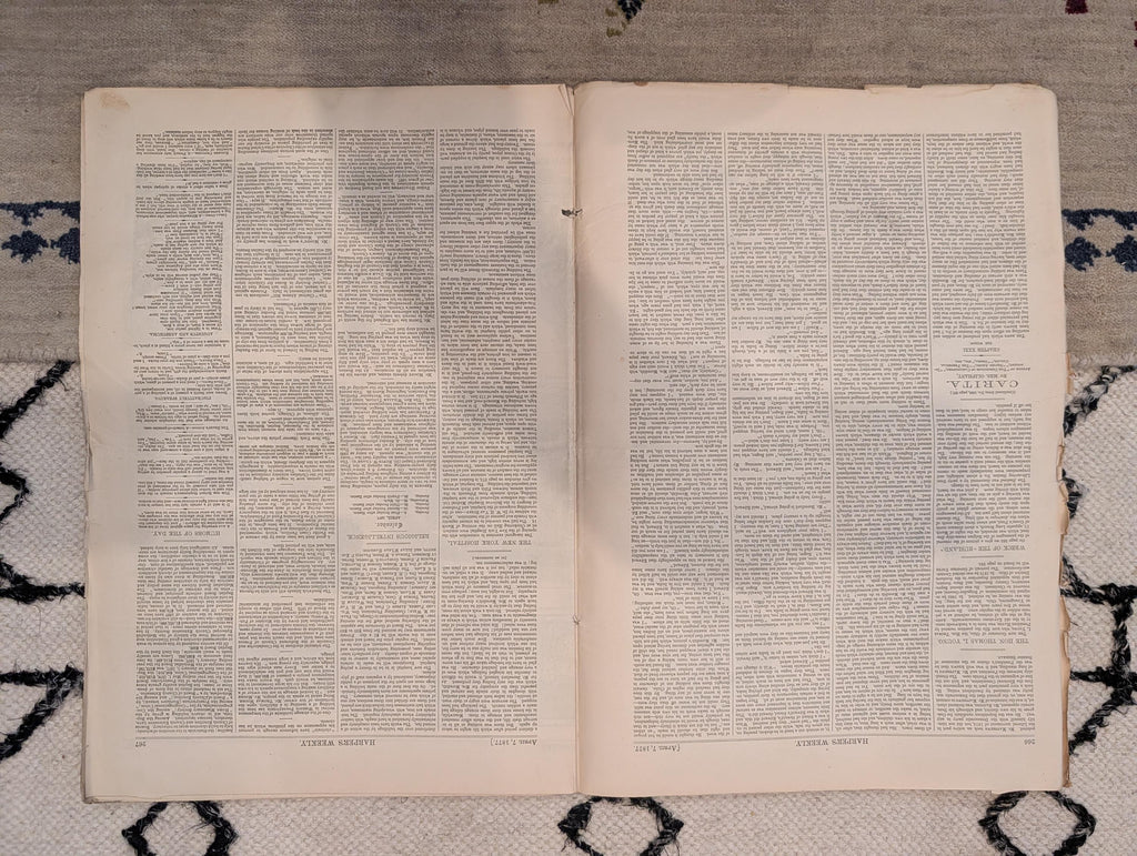1877 Gen. Miles vs. Indians, Panama Railroad, York Minster — Apr 7