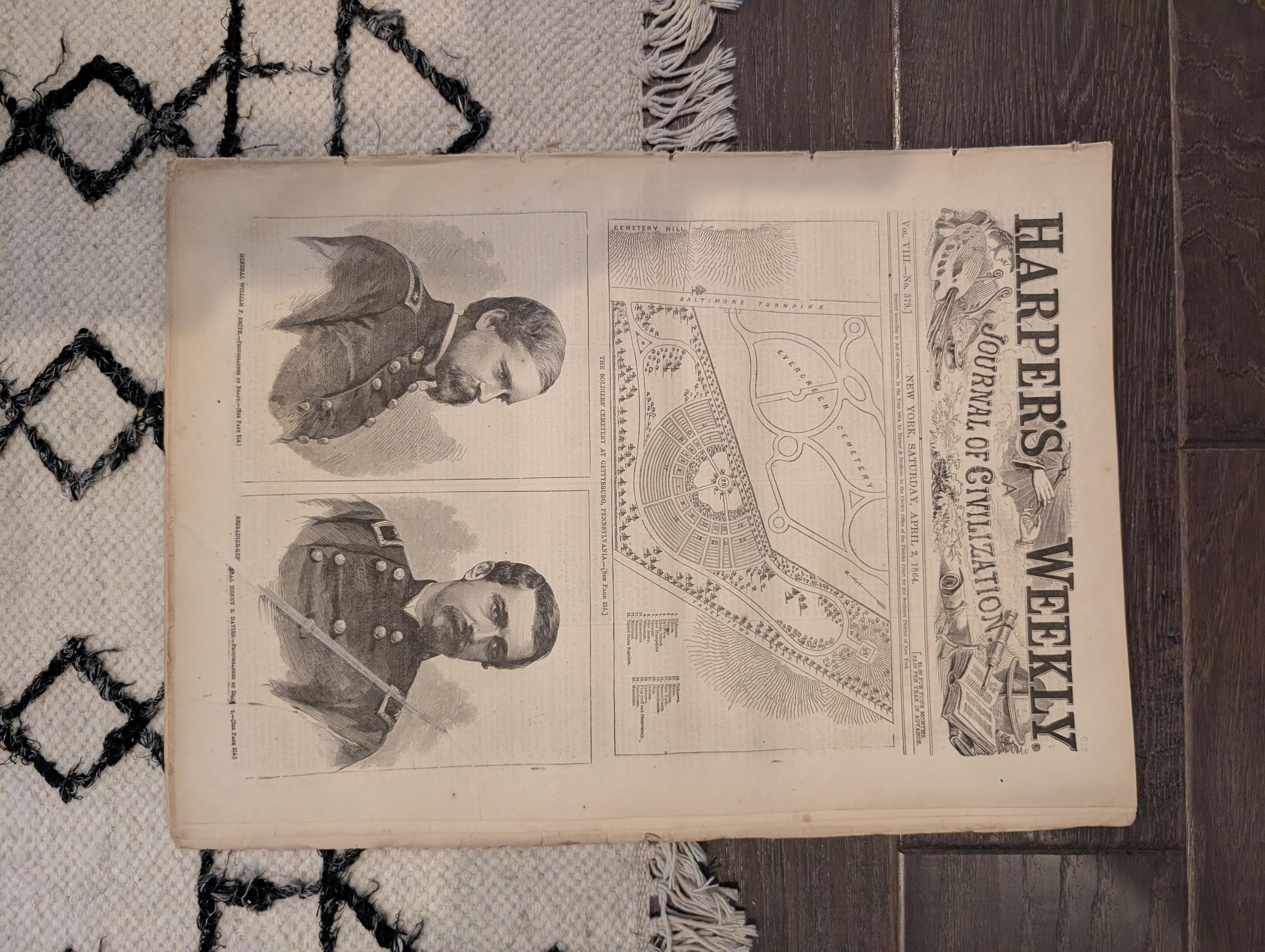 Harper's Weekly 1864 April Fool's Day April 02 Thomas Nast Sherman