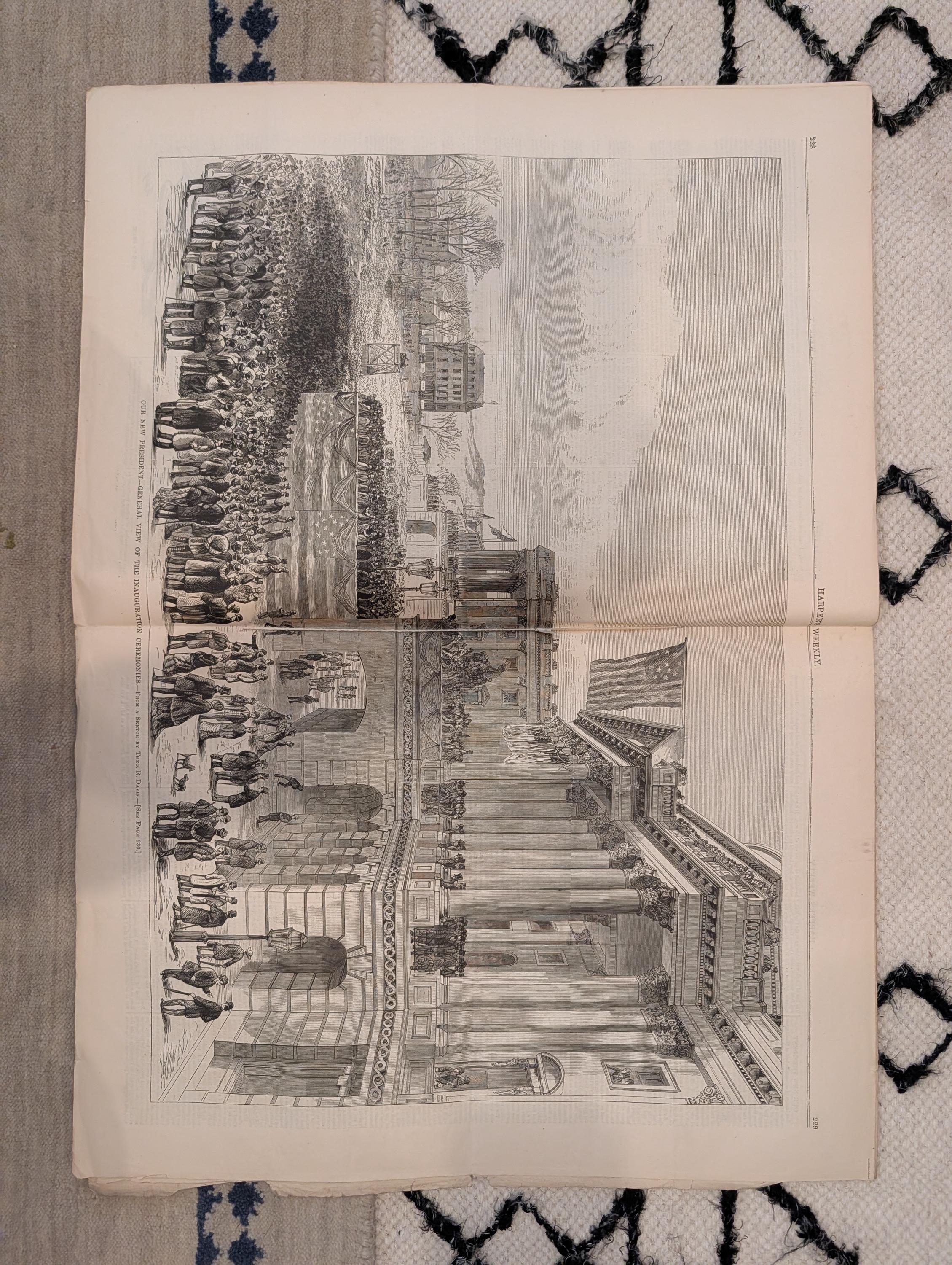 1877 Hayes Inauguration, Wounded GOP Elephant Nast, Coyotes — Mar 24