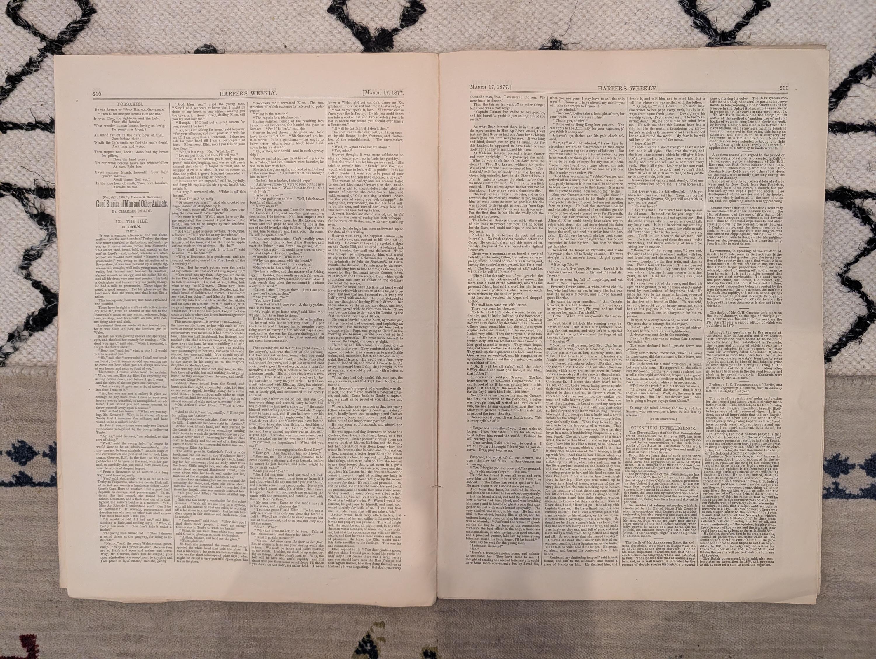 1877 Hayes & First Lady Portraits, Nast, White House, Polar Bears — Mar 17