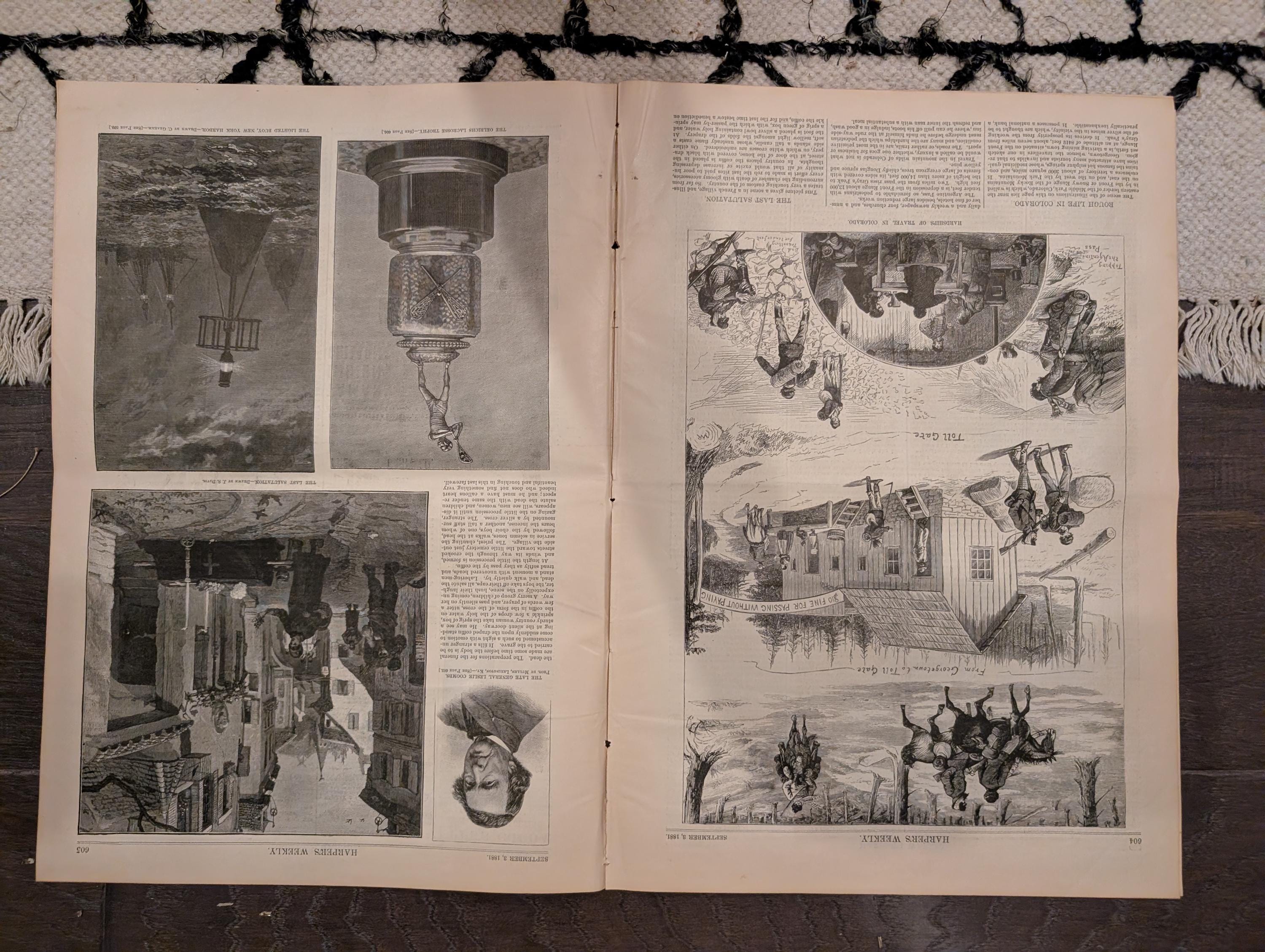 1881 Mauna Loa Lava Flow Hawaii, Newsboys Excursion, Colorado Travel — Sept 3