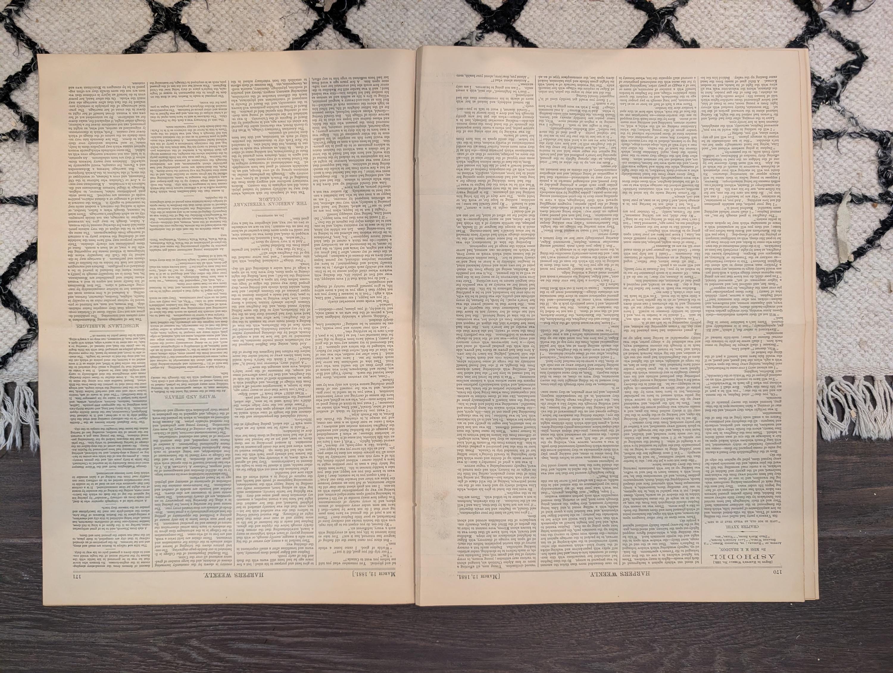 1881 Garfield Inauguration, Hayes Farewell, Nast Citizen Soldier, Vet College — Mar 12