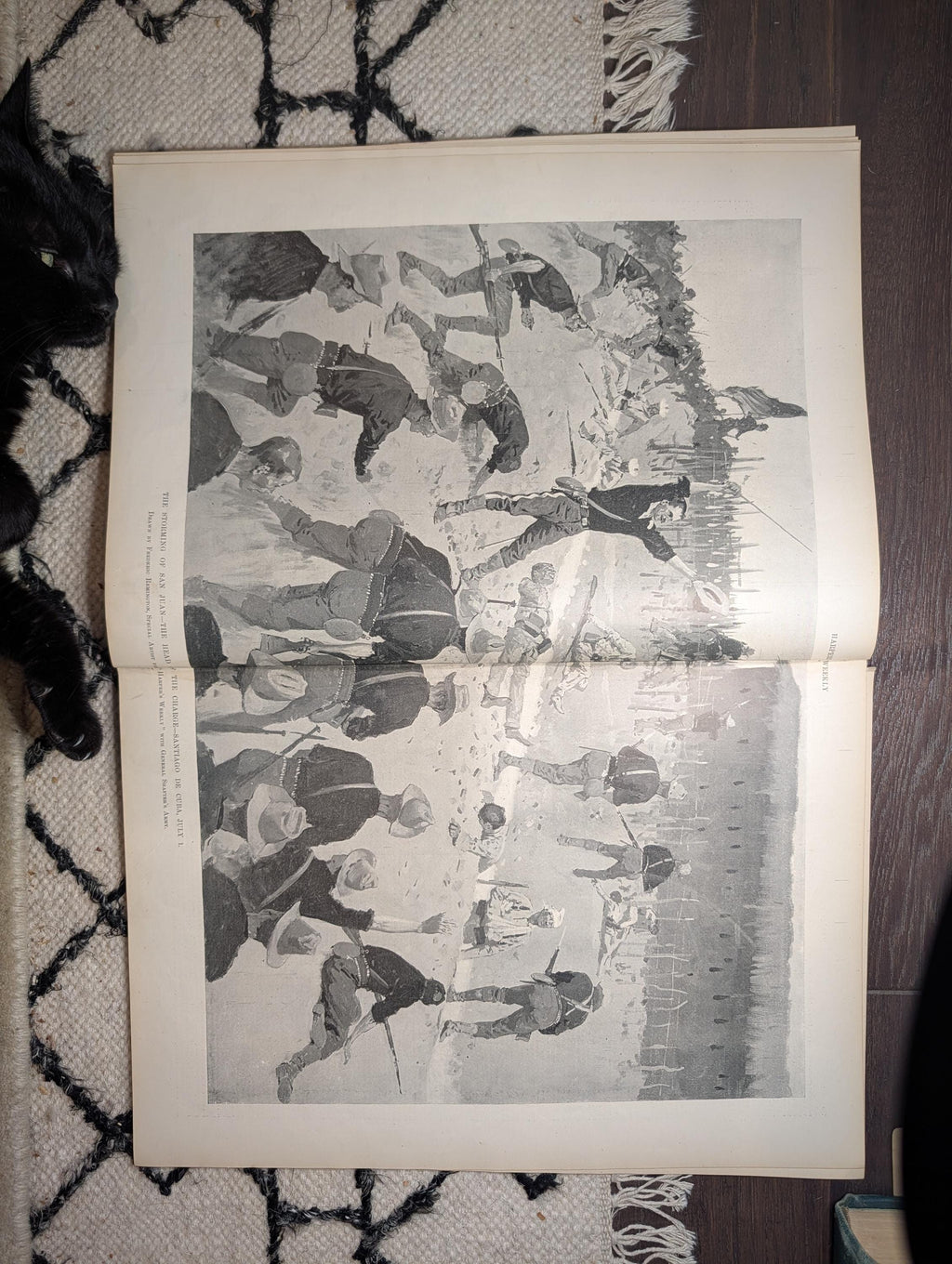 1898 Frederic Remington "Storming of San Juan" Centerfold — Aug 6