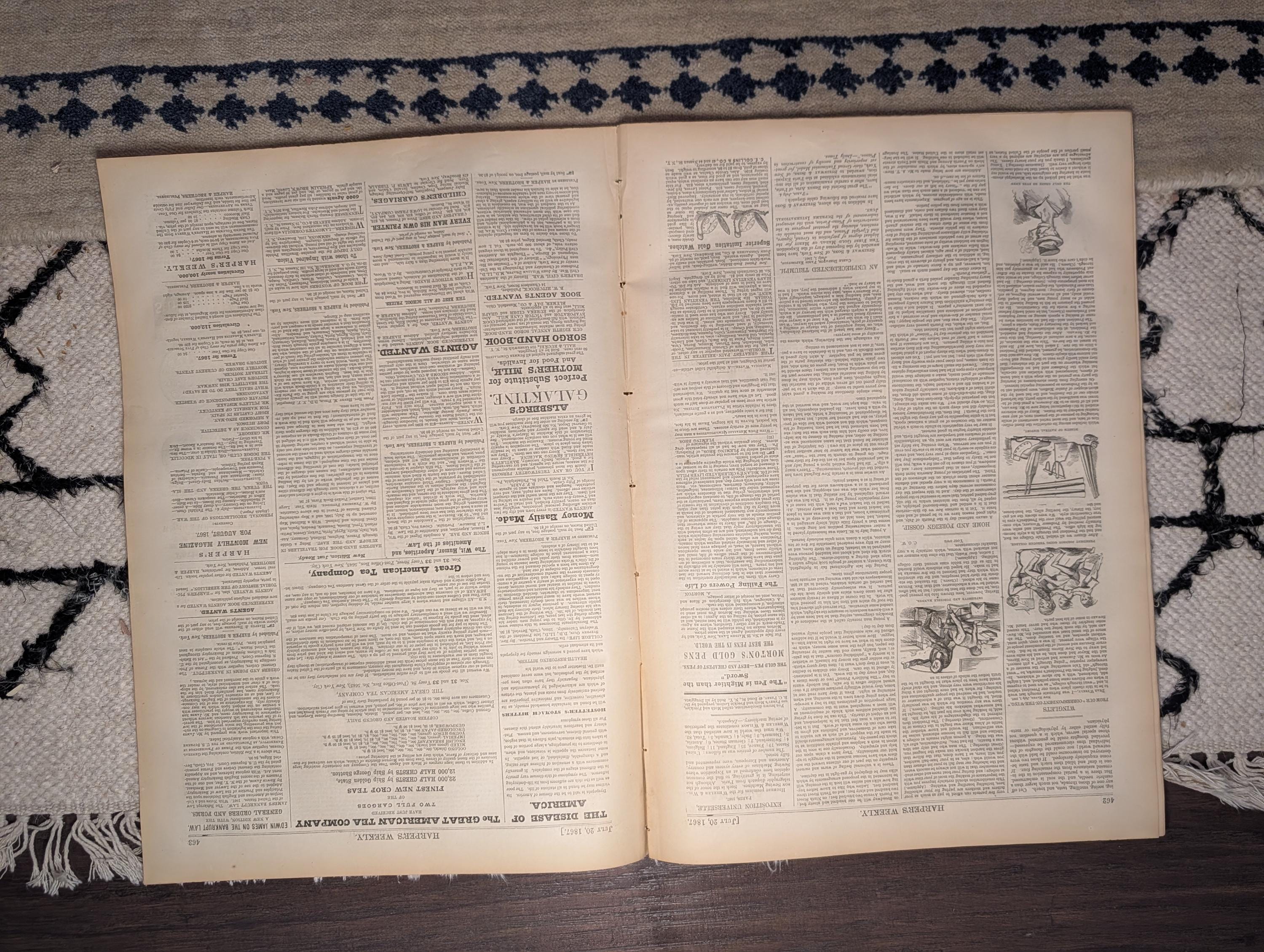 1867 Admiral Farragut's Flagship, Maximilian of Mexico, Scottish Games — Jul 20