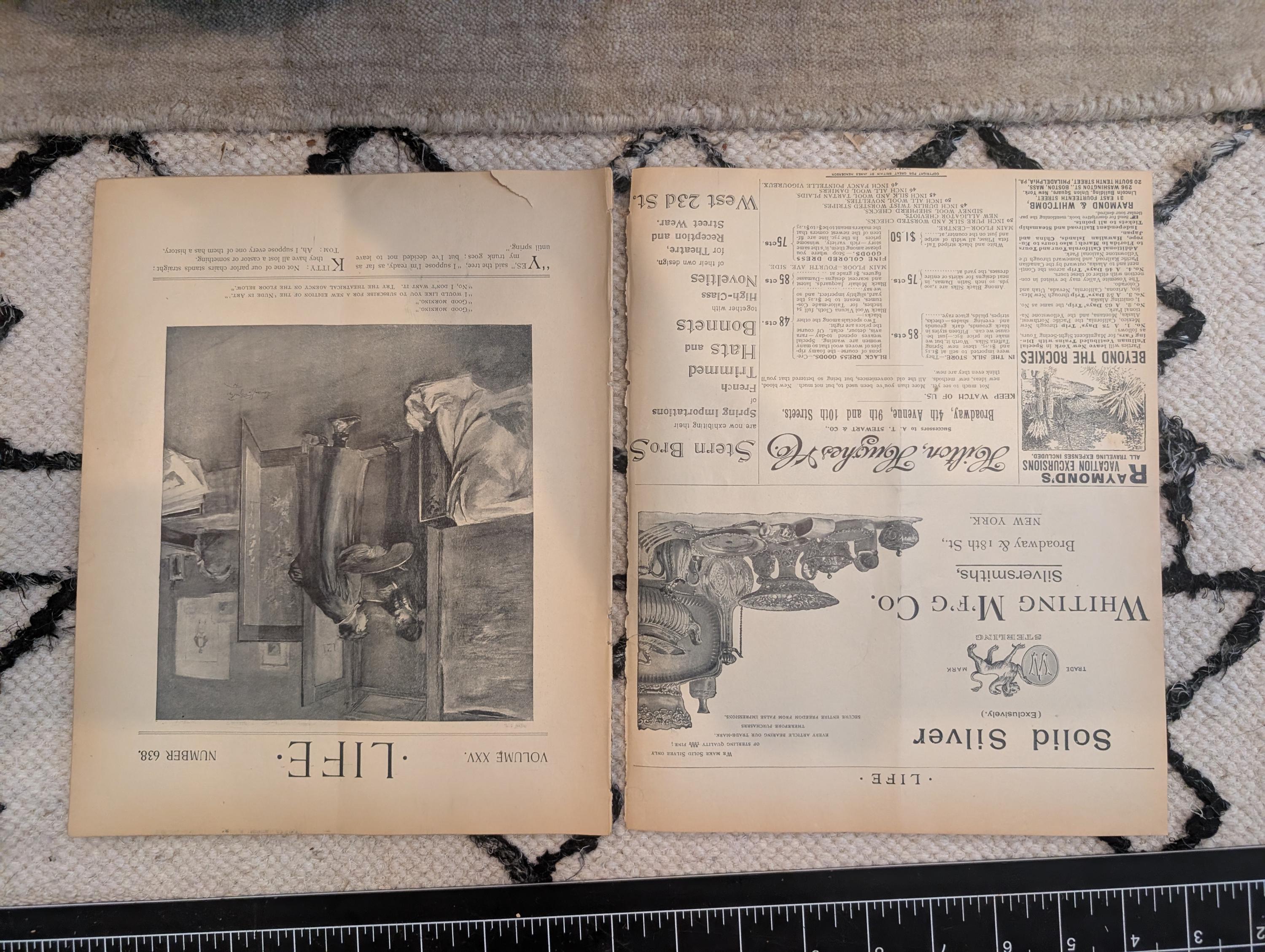 1895 LIFE Magazine — Lillie Langtry, Golf, Bloomers, Tammany Hall — March 21