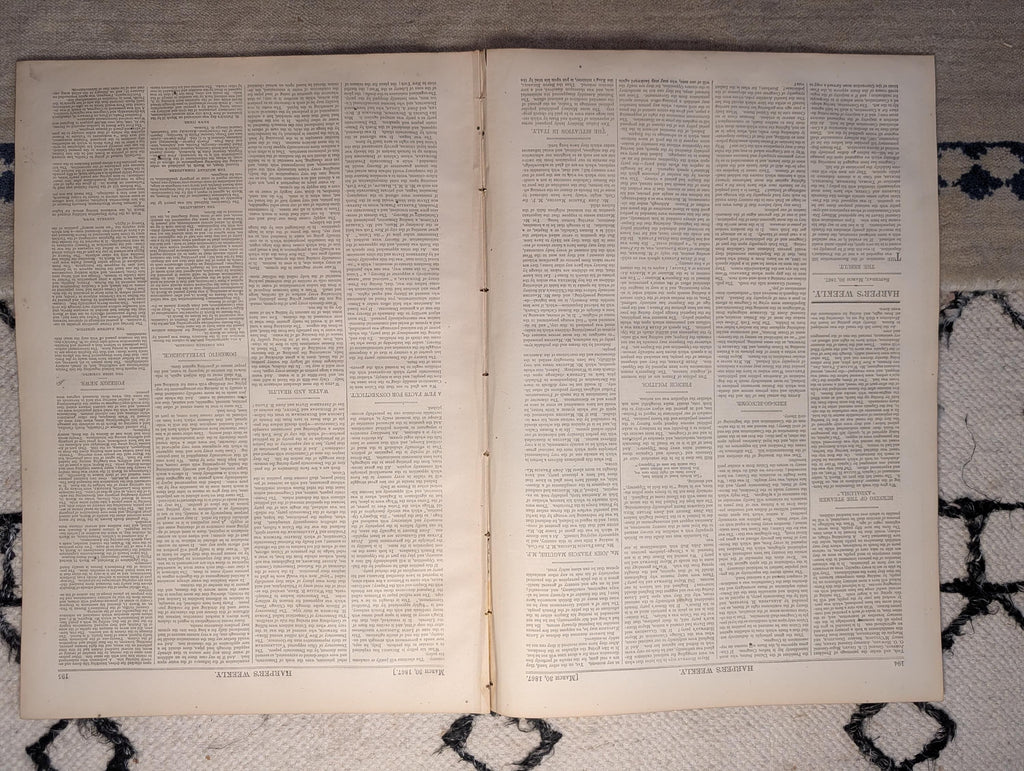1867 Nast "Amphitheatrum Johnsonianum," Freedmen's Schools Atlanta — Mar 30