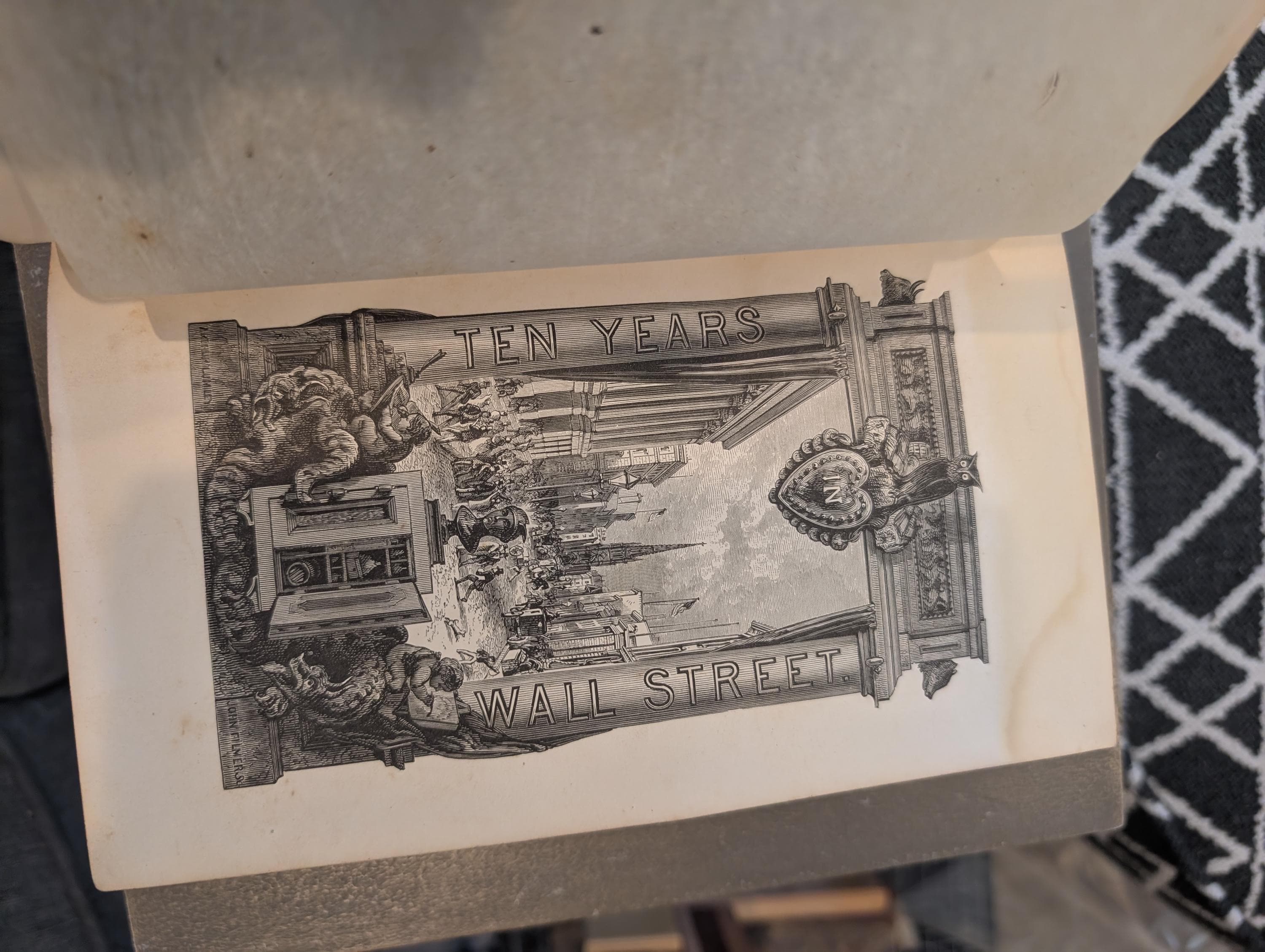 Ten Years in Wall Street (1870) — Illustrated, First Edition | Gilded Financial History | Rare 19th-Century Wall Street Exposé
