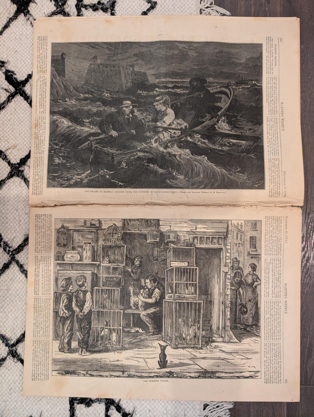1874 Irish Emigrants Queenstown, Brigham Young's Wives, Nast — Sep 26