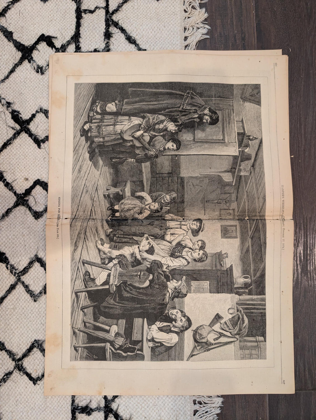 1874 Nast Colorado Murder, Liberty Centerfold, Ireland-America — Oct 17