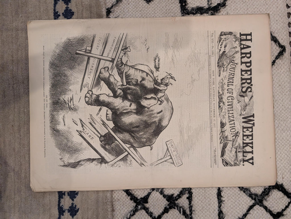 1877 Chief Joseph Surrender, Nicopolis Ruins, Nast Elephant — Nov 17