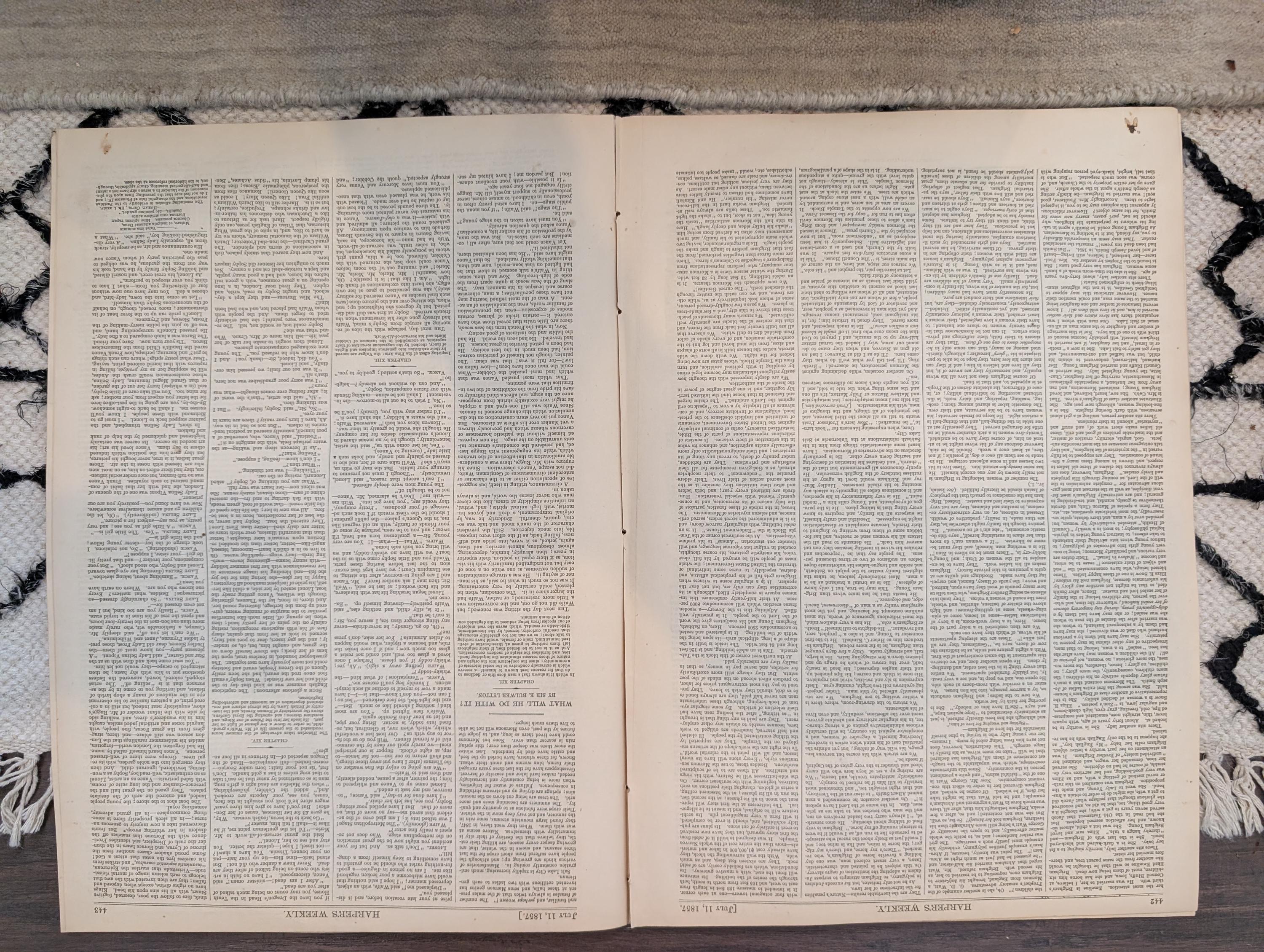 1857 San Francisco and Salt Lake City Harper's Weekly July 11 Brigham Young