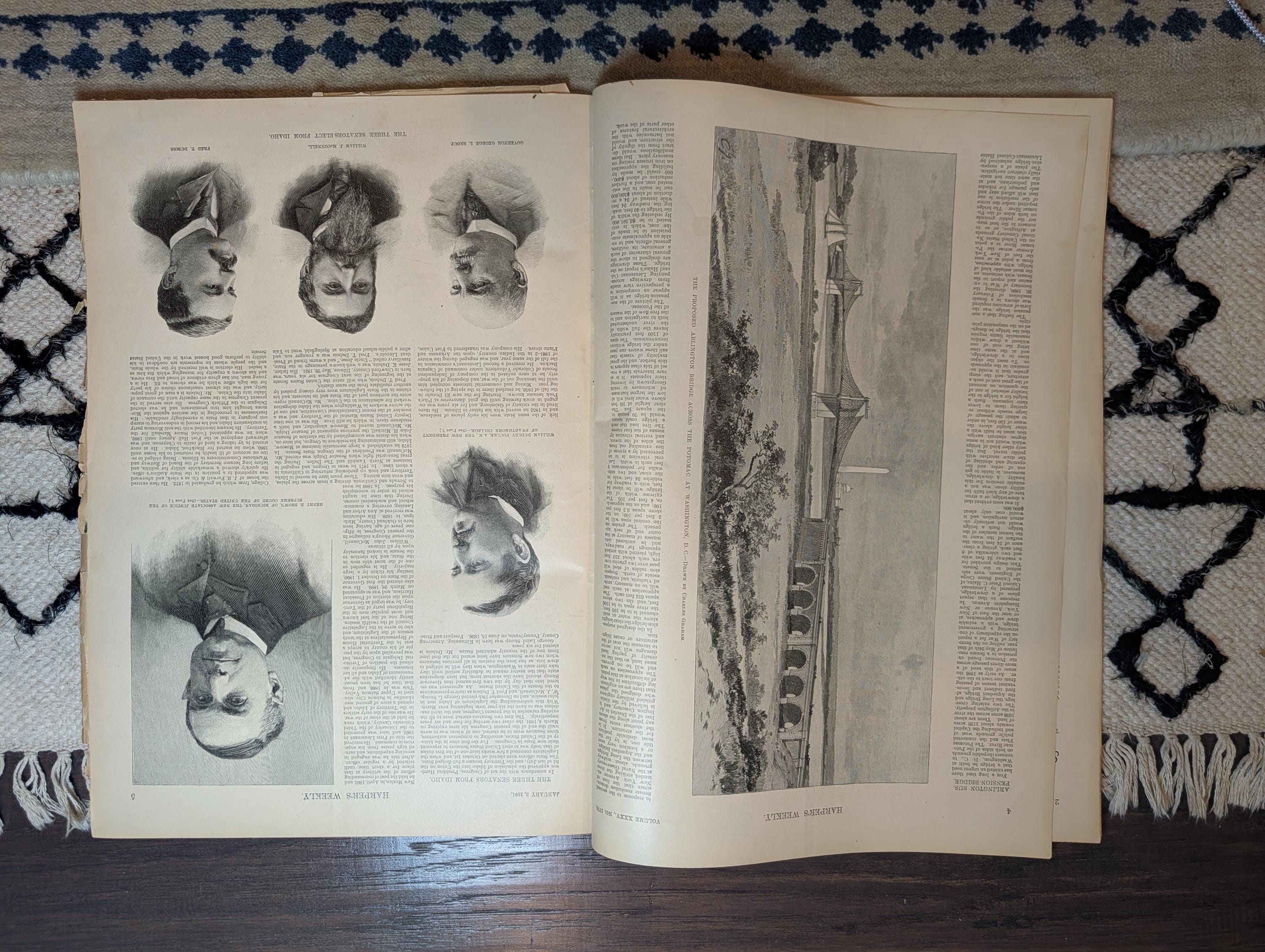 1891 Oberammergau Passion Play, Arlington Bridge Proposed, Justice Brown — Jan 3