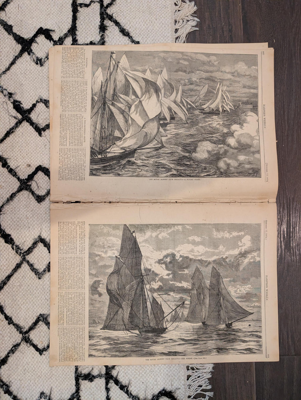 1874 Nast Colorado Murder, Liberty Centerfold, Ireland-America — Oct 17