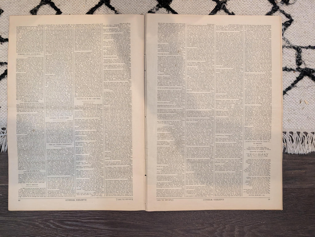 1881 Life Boat Drill at Sea, Pilots Torching Night, Sketches Spain, Aunt Chloe — Jan 15