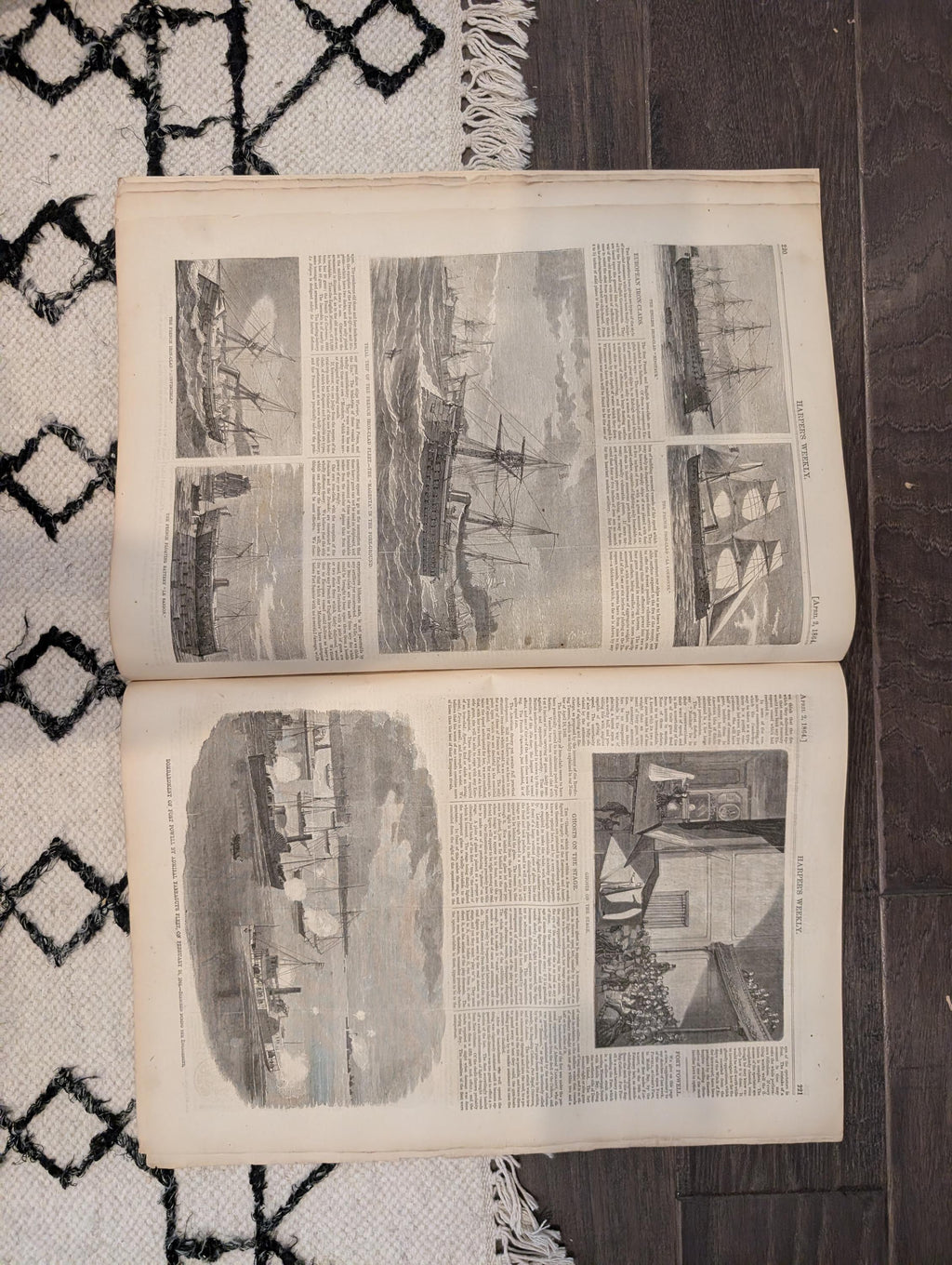 Harper's Weekly 1864 April Fool's Day April 02 Thomas Nast Sherman
