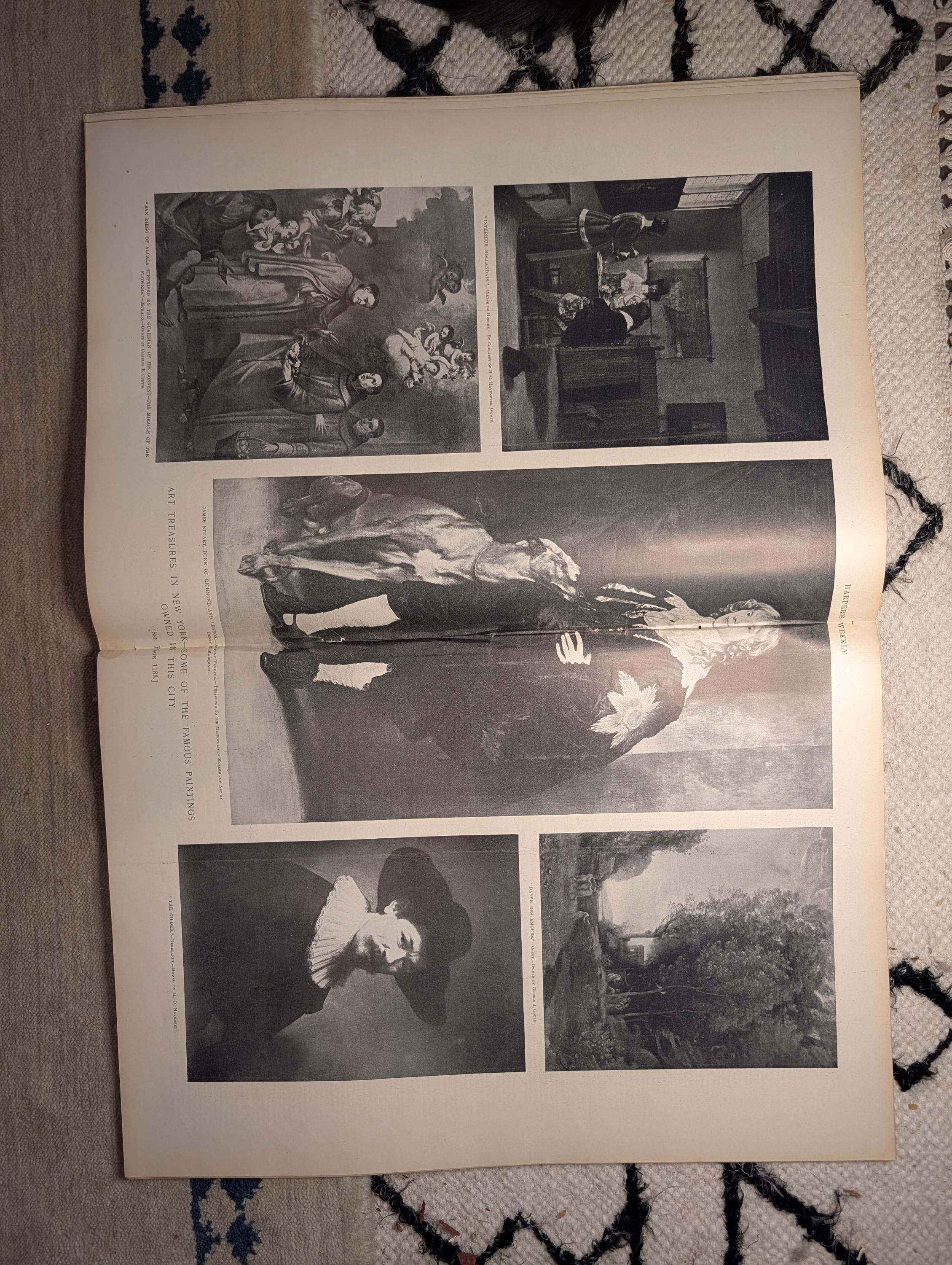 1898 Art Treasures of New York Centerfold, Jamaica, Ponce Puerto Rico — Dec 3