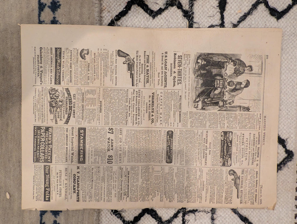 1865 New York Victory Parade Harper's Weekly March 25 Phil Sheridan Mobile Bay