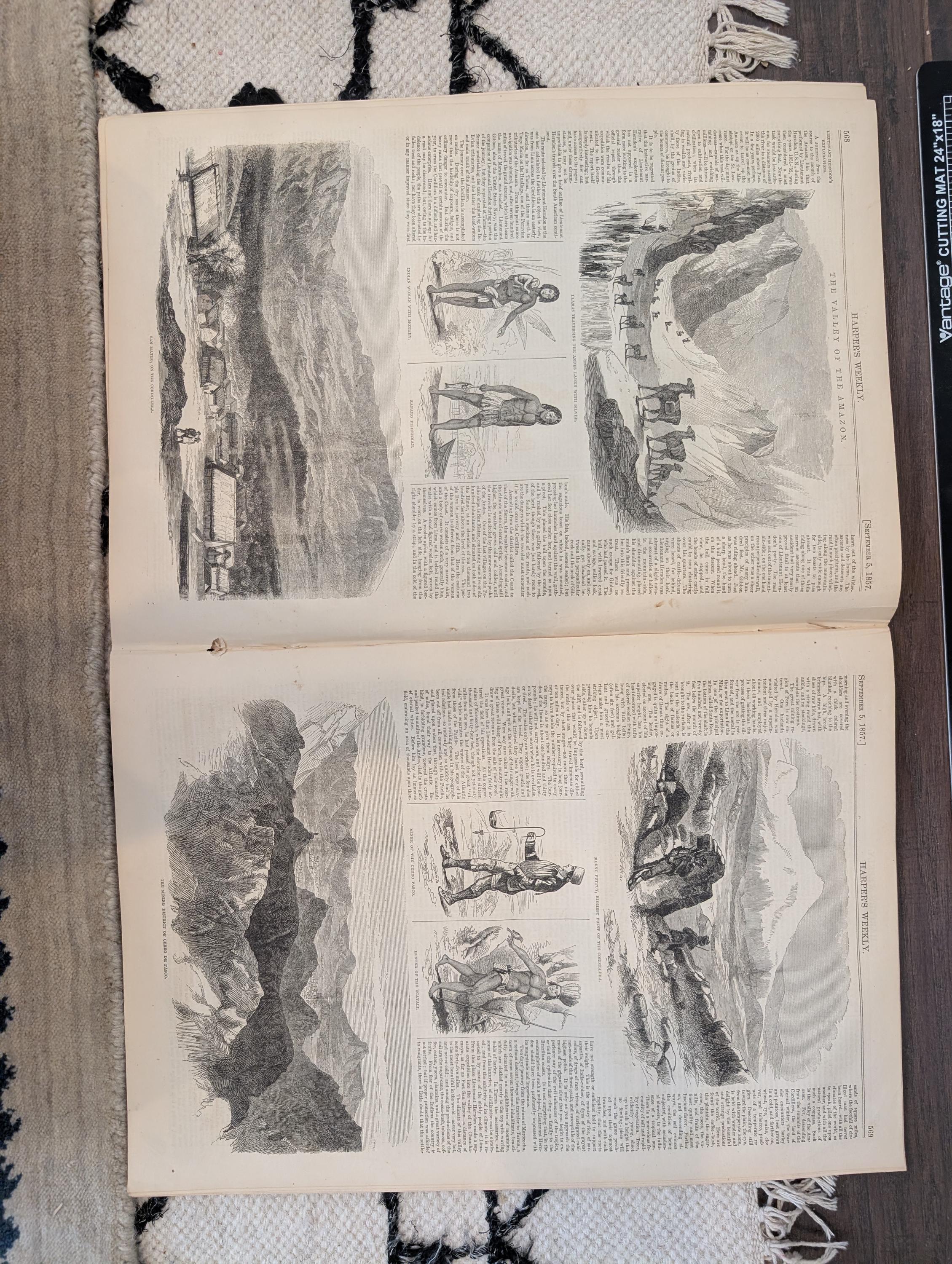 1857 Princess Charlotte Harper's Weekly September 05 African Exploration Cana