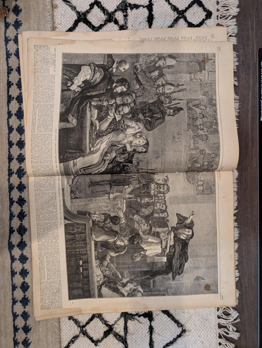 1872 Christmas Morning Nast Harper's Weekly Dec 28 Virginia Sketch
