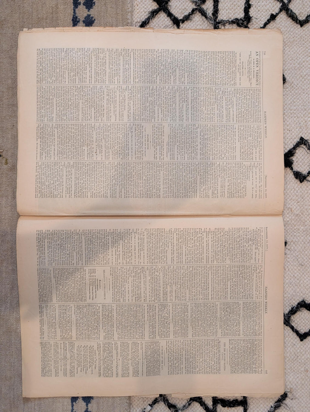 1877 Brigham Young Obituary, Cossacks vs. Bashi-Bazouks, Shumla — Sep 15